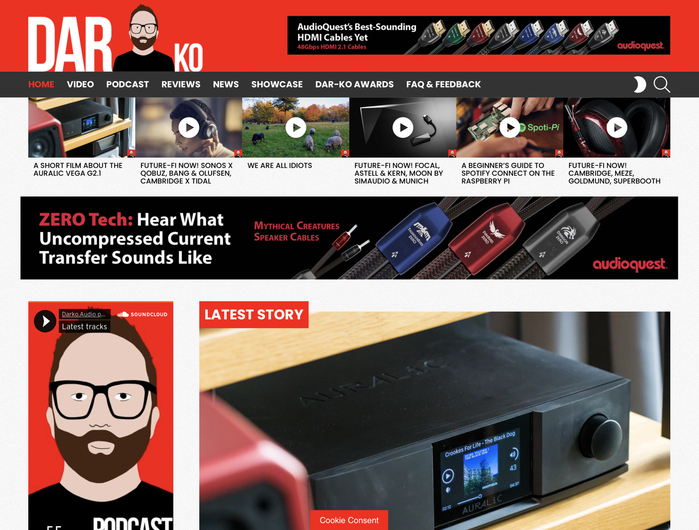 Darko audio website 1