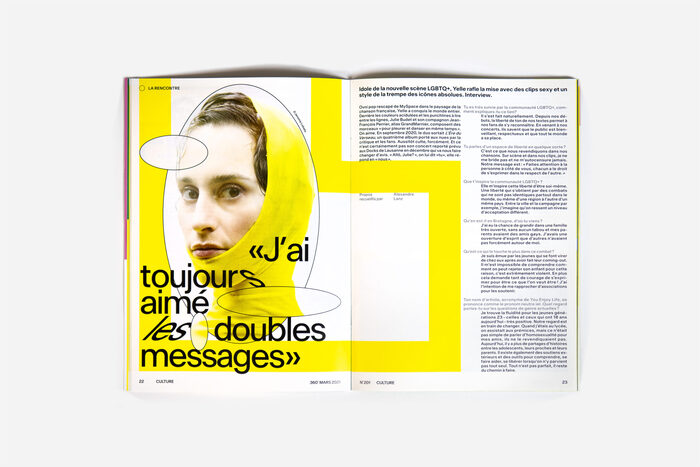 360° – The Swiss queer magazine (2021 redesign) - Fonts In Use