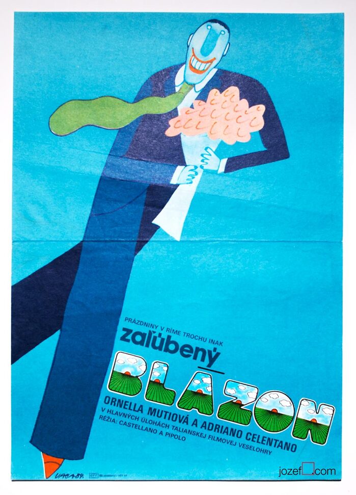 Slovak poster titled Zaľ&uacute;ben&yacute; bl&aacute;zon.