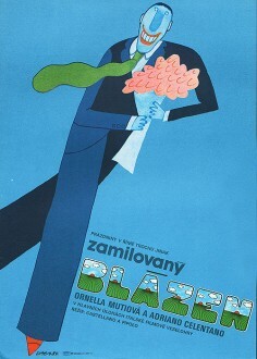 Czech   poster titled Zamilovan&yacute; bl&aacute;zen. In this version, the acute to go with Avant Garde Gothic is just as flat and thin as the one above the A in Astral.