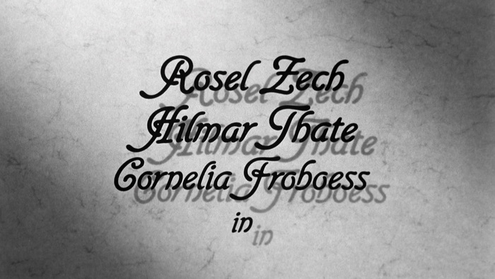 Die Sehnsucht der Veronika Voss (1982) title sequence 1