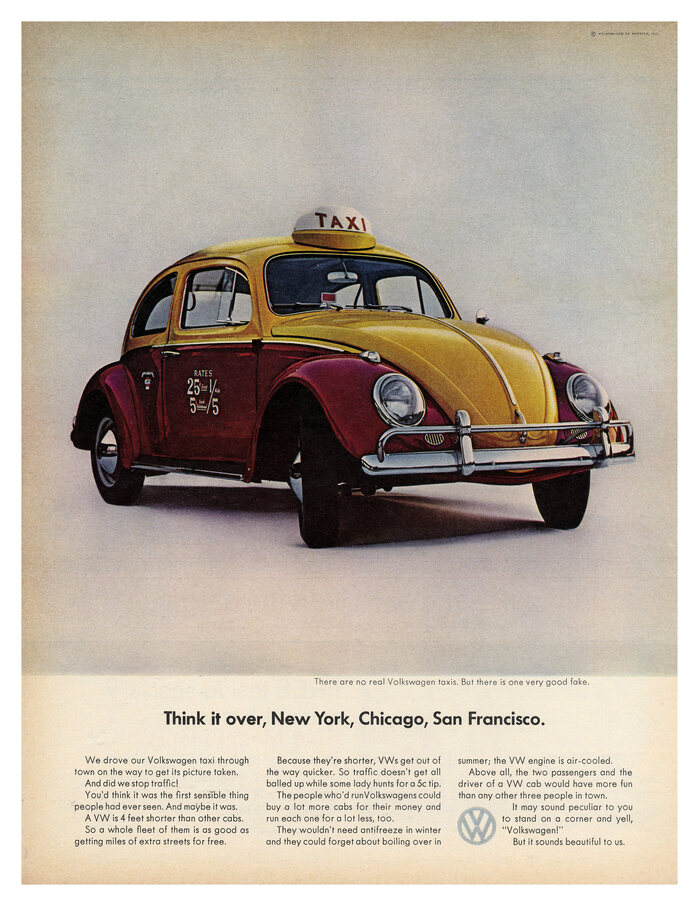 “Think it over, New York, Chicago, San Francisco”, 1963