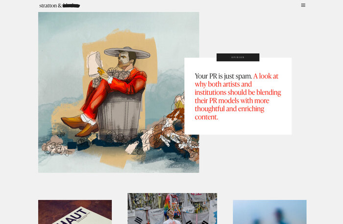 Stratton &amp; Black website 1