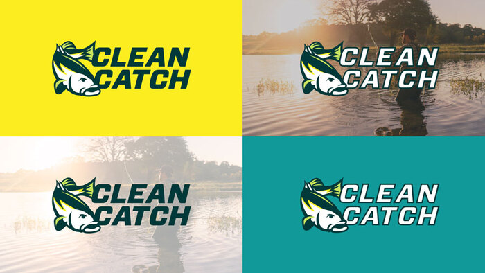 Clean Catch logo and website 2