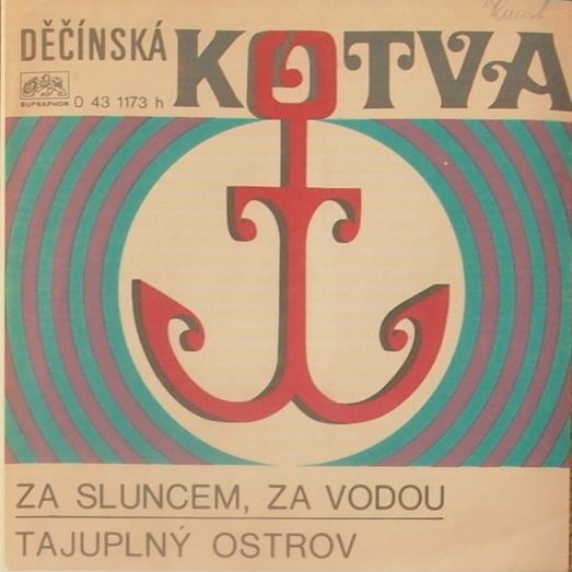 “Za sluncem, za vodou” / “Tajuplný ostrov” single sleeve (front).