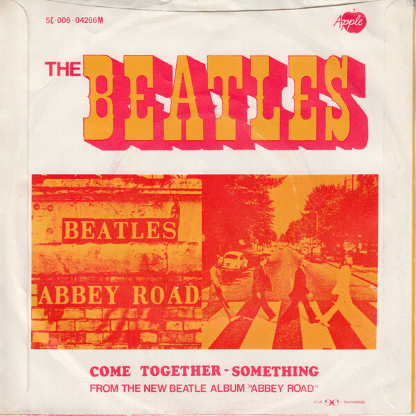 The Beatles – “Come Together” / “Something” Dutch single cover 2
