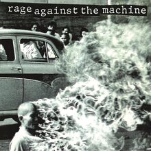 Rage Against the Machine – <cite>Rage Against the Machine</cite> (1992) album art