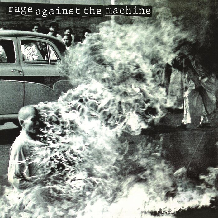 The front cover of the 20th anniversary vinyl pressing of the album