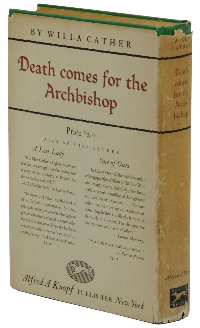 Death Comes for the Archbishop by Willa Cather (Alfred A. Knopf, 1927) 2