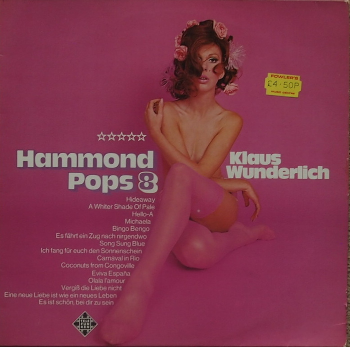 Hammond Pops 8 album sleeve (front).