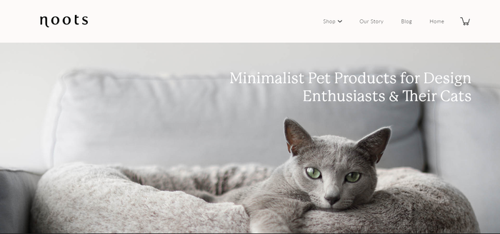 Noots Pets website 1