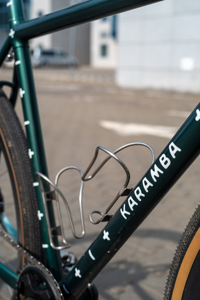 Karama bicycle frame lettering 2