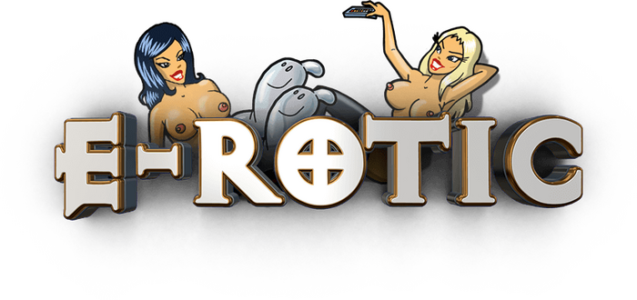 A variant of their logo circa 2017 (with characters from the “Video Starlet” single cover, 2016), using a slightly rounded edit of Exocet.