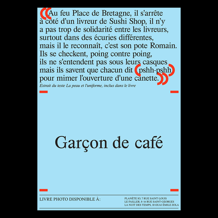 Garçon de Café book launch posters 1