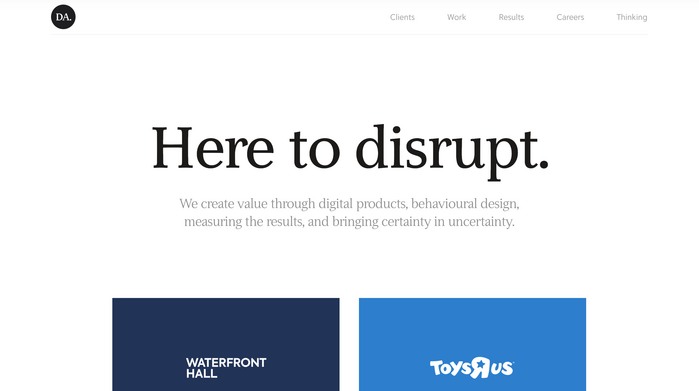 Dawson Andrews website 1