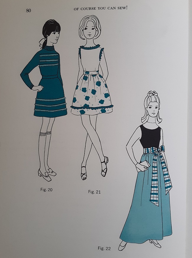 Of Course You Can Sew! – Basics of Sewing for the Young Beginner (page 80, figs. 20, 21 &amp; 22).