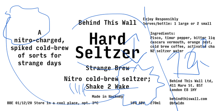 Behind This Wall hard seltzer labels 4