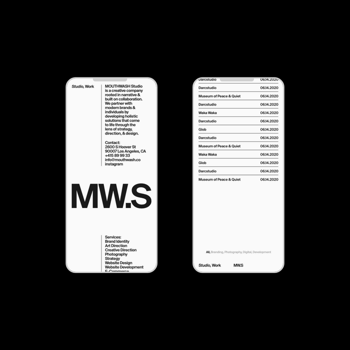 Mouthwash Studio branding 4