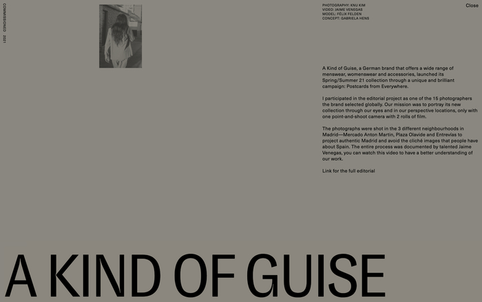 Knu Kim portfolio website 5