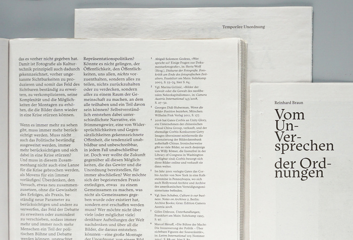 Work in progress: unbound sheets before the binding.