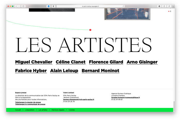 Paysages exhibition by EPA Paris-Saclay 6