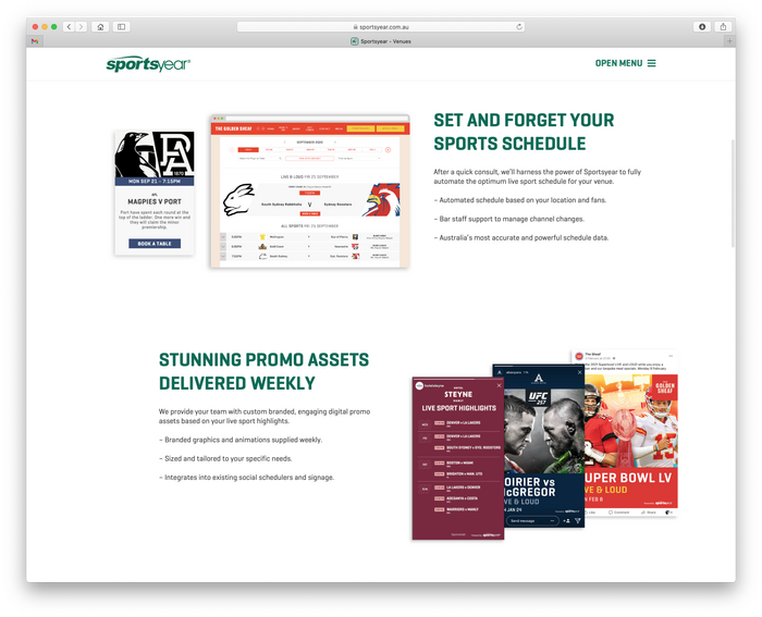 Sportsyear website 3