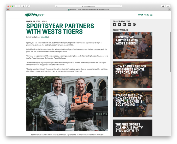 Sportsyear website 6