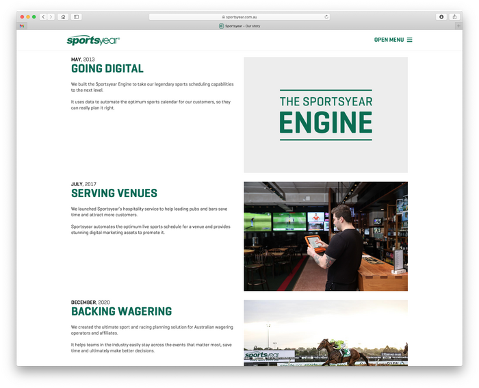 Sportsyear website 7