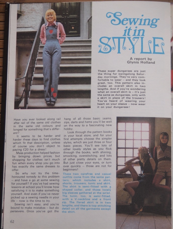 ‘Sewing it in STYLE’ article (page 62)