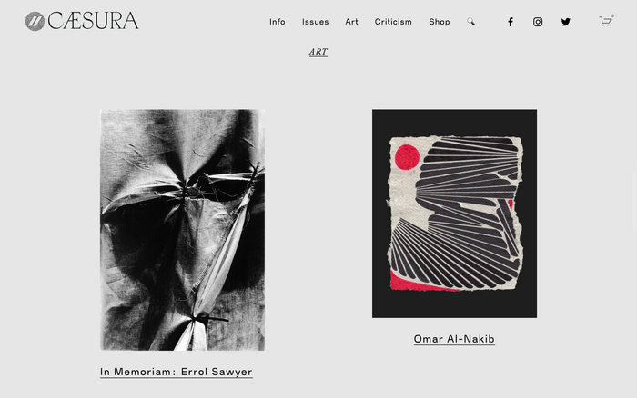Caesura website 3