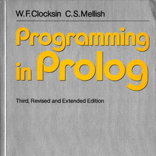 <cite>Programming in Prolog</cite> by Clocksin &amp; Mellish (Springer-Verlag)