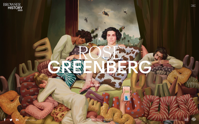 Browser History  online exhibition by Squarespace 2