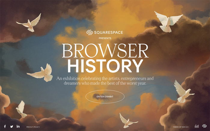 Browser History  online exhibition by Squarespace 1
