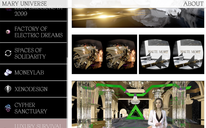 Mary Universe website 4