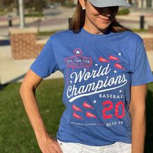 “It’s Time for World Champions Baseball” T-shirt