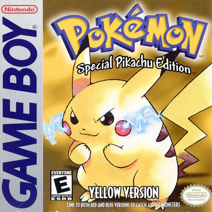 Box art for Pokémon Yellow: Special Pikachu Edition.