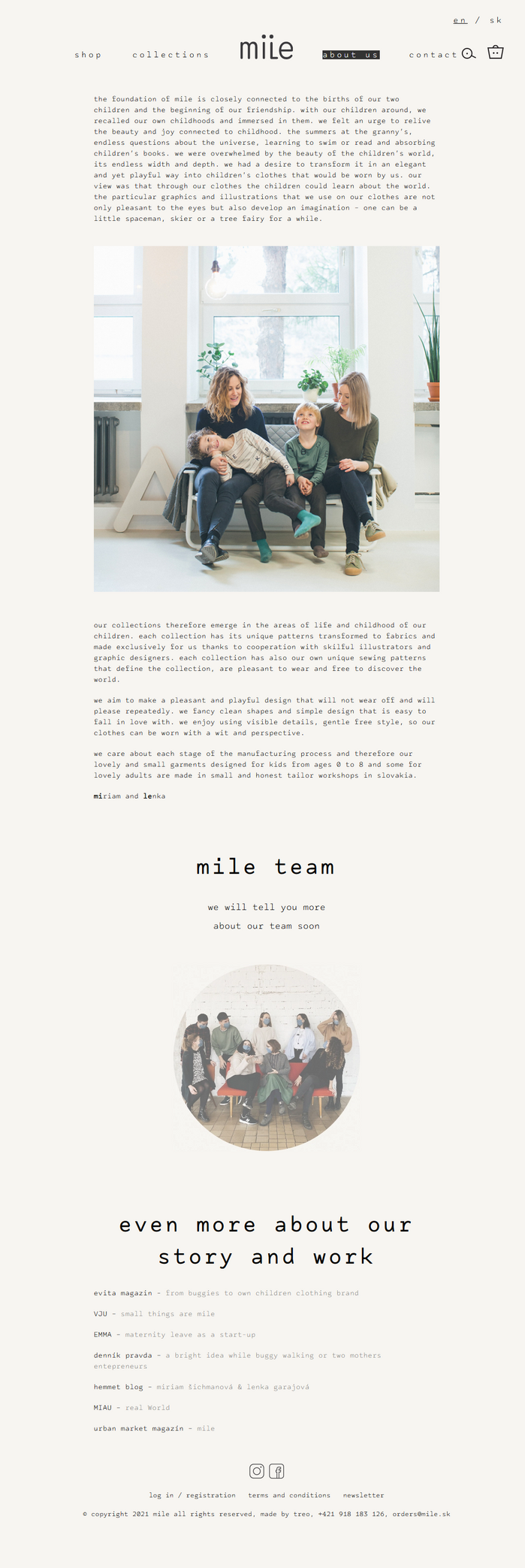 Mile website 3