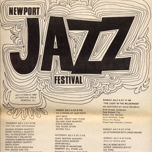 1969 Newport Jazz Festival Poster