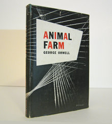 <cite>Animal Farm</cite> by George Orwell (1st US Edition)