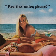 Ad for Coppertone Tanning Butter