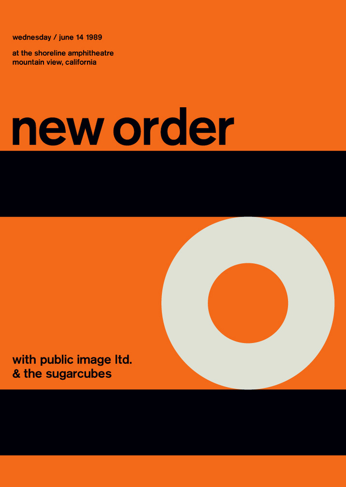 New Order at the Shoreline Amphitheatre, 1989