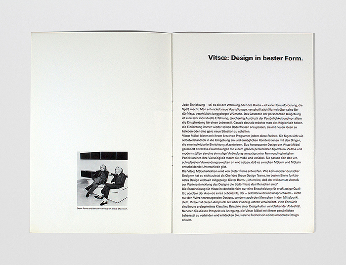 1988 Vitsœ Catalog 4