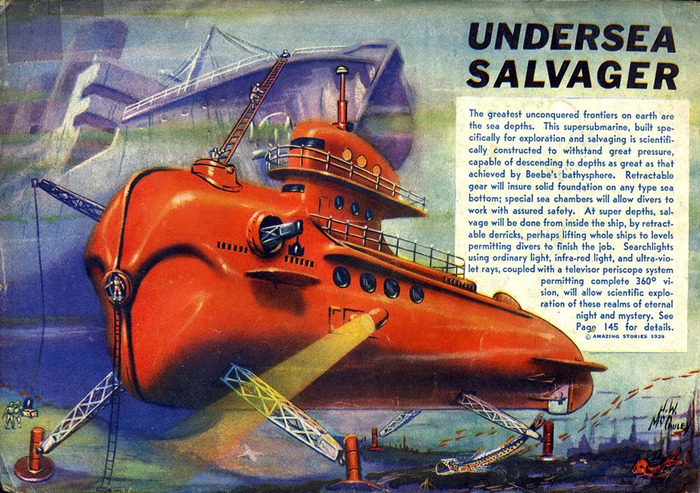 Sea Vessels from Amazing Stories (1938–39) 2