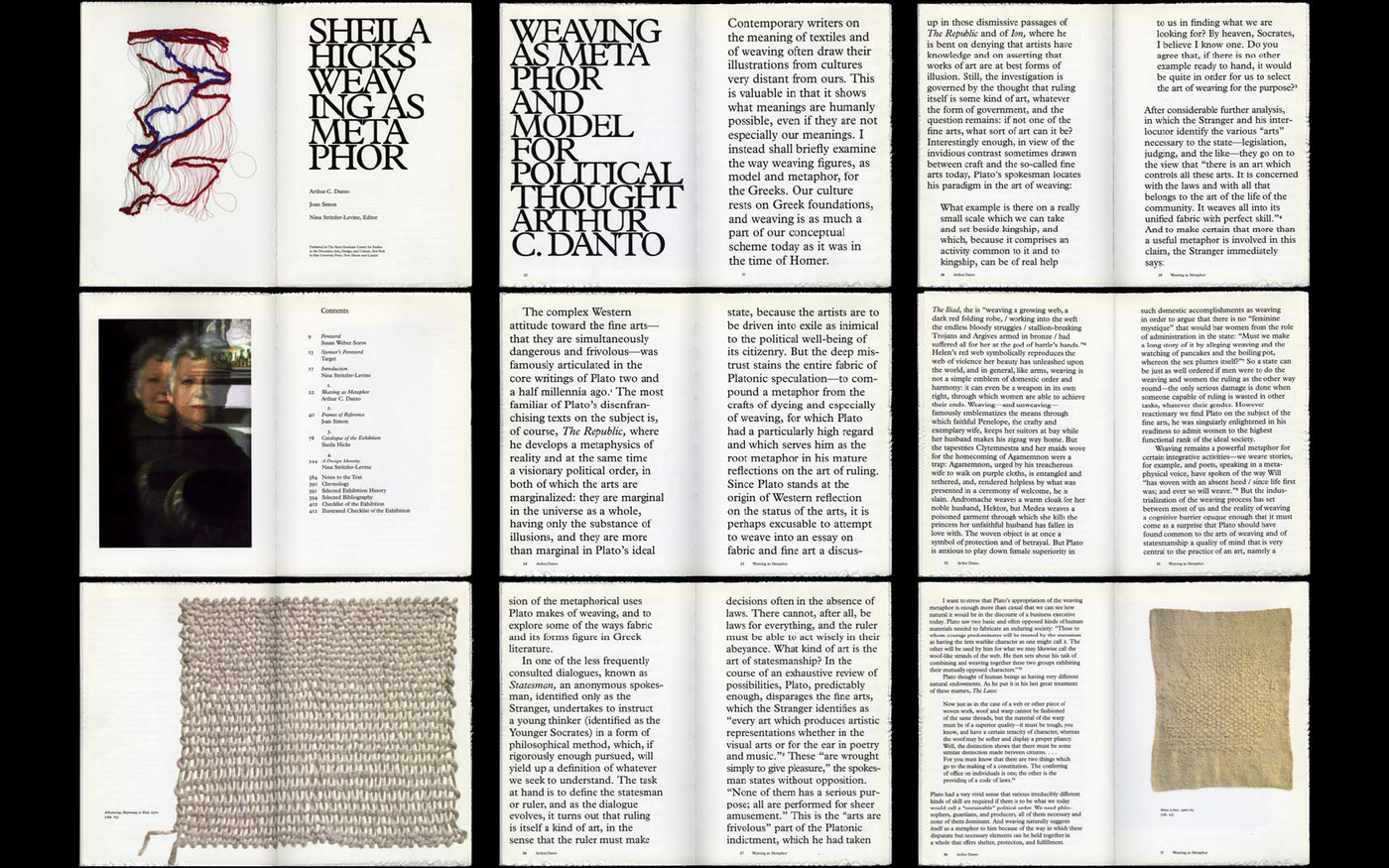 Shiela Hicks: Weaving as Metaphor - Fonts In Use