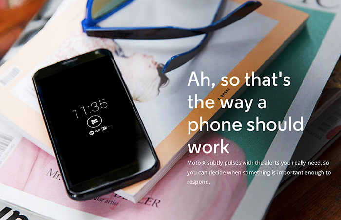 Motorola Moto X Ad Campaign 1