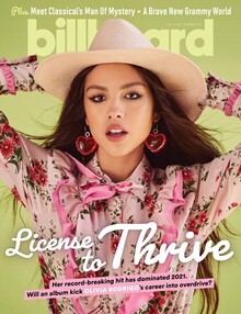 <cite>Billboard</cite> cover, “License to Thrive”, May 2021