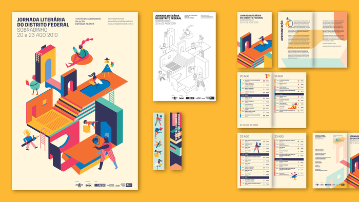 Each institution received and distributed posters in a coloring version, thus promoting the active participation of students