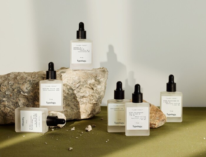 Typology skincare identity 1