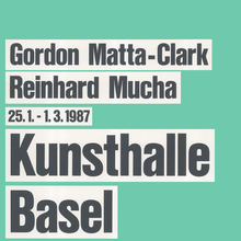 Posters for Kunsthalle Basel, 1982–1988
