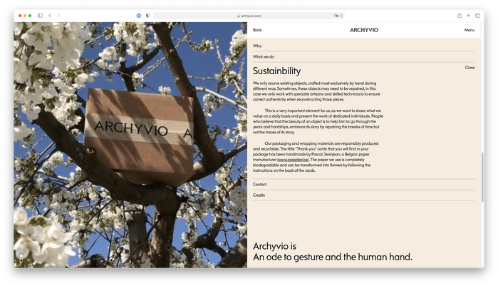 Archyvio website 3
